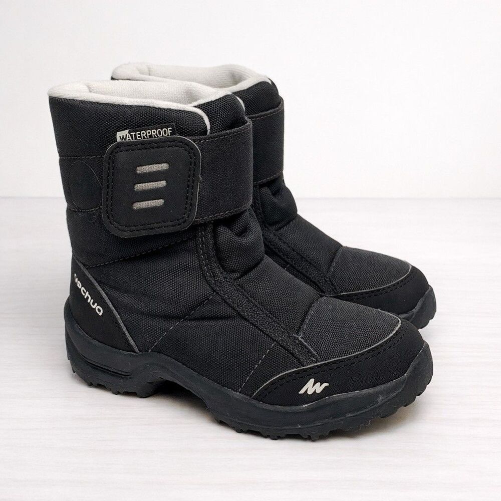 Quechua Decathlon Boots SH100 X-Warm‎ Junior Black Size US 7.5C Winter Unisex